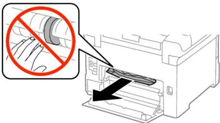 EPSON WF-6590DWF - Removing Jammed Paper from Rear Cover 1 (D1) and Rear Cover 2 (D2) - 2