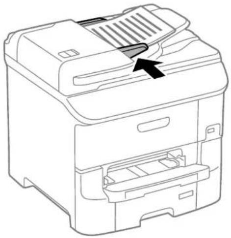 EPSON WF-6590DWF - Placing Originals - 1