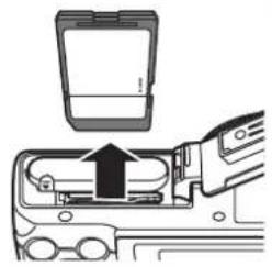 OLYMPUS SH-1 - To remove the card - 2