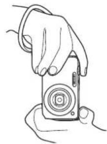 CASIO Exilim High Speed ZR10 - Holding the Camera Correctly - 2