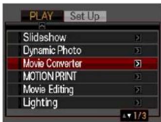 CASIO Exilim High Speed ZR10 - Step 4: Converting a Dynamic Photo Still Image to a Movie (Movie Converter). - 2