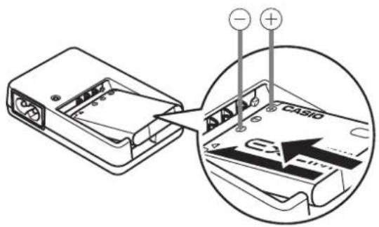 CASIO Exilim High Speed ZR10 - To charge the battery - 1