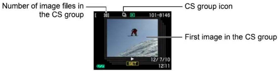 CASIO Exilim High Speed ZR10 - Viewing Continuous Shutter Images - 1