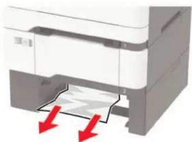 LEXMARK CX622 - Papírelakadás a tálcákban - 2