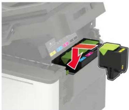 LEXMARK CX622 - Tonerkazetta kicserélése - 3