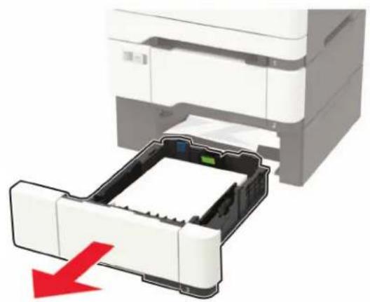 LEXMARK CX622 - Papírelakadás a tálcákban - 1