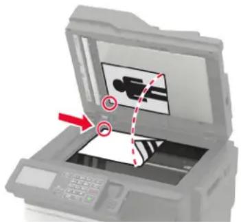LEXMARK CX622 - Automatikus lapadagoló Lapolvasó üveglapja - 2