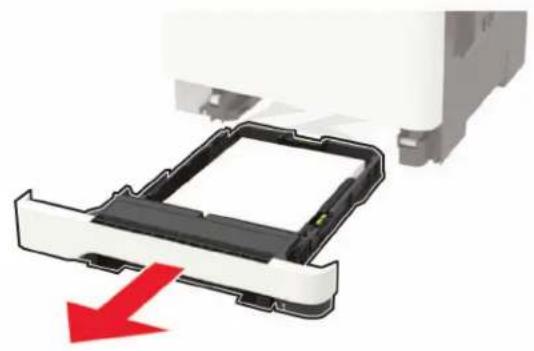 LEXMARK CX625 - Papírelakadás a kézi lapadagolóban - 1