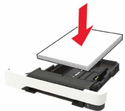 LEXMARK CX625 - Töltse be a papírt megfelelően - 2