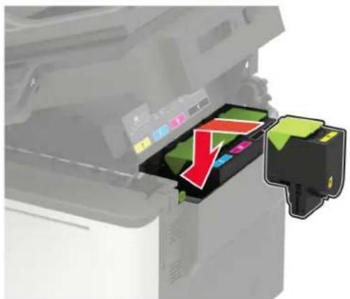 LEXMARK CX625 - Tonerkazetta kicserélése - 3