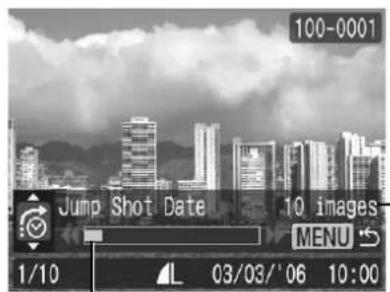 CANON IXUS 65 - In single image playback mode, press the button. - 1