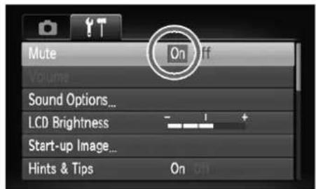 CANON IXUS 110 IS - MENU - Basic Operations - 4