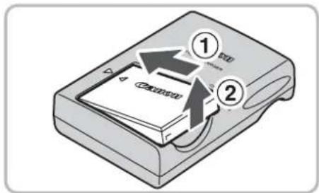 CANON IXUS 110 IS - Remove the battery. - 1