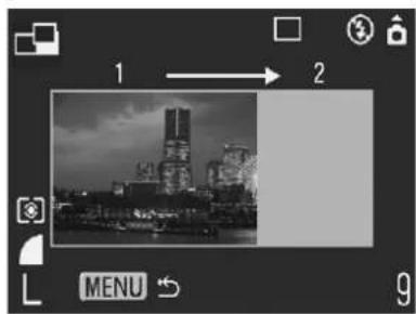 CANON IXUS Wireless - Shoot the first image in the sequence. - 1