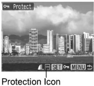 CANON IXUS Wireless - Select an image to protect and press FUNC. SET. - 1