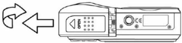 AGFAPHOTO DC-830i - Open the battery cover. - 1