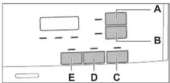 A B E D C