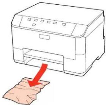 EPSON WorkForce Pro WP-4095 - Carefully remove any paper jammed inside the printer. - 1