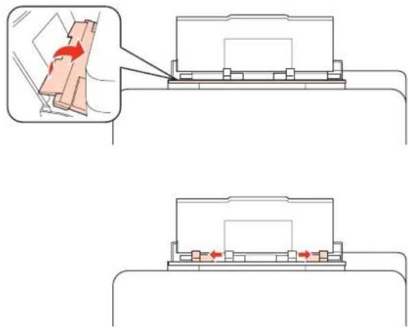 EPSON WorkForce Pro WP-4095 - While holding the feeder guard forward, pinch and slide the edge guide. - 1