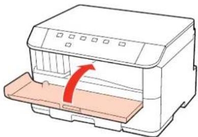 EPSON WorkForce Pro WP-4095 - Removing jammed paper from the front cover and the output tray - 3