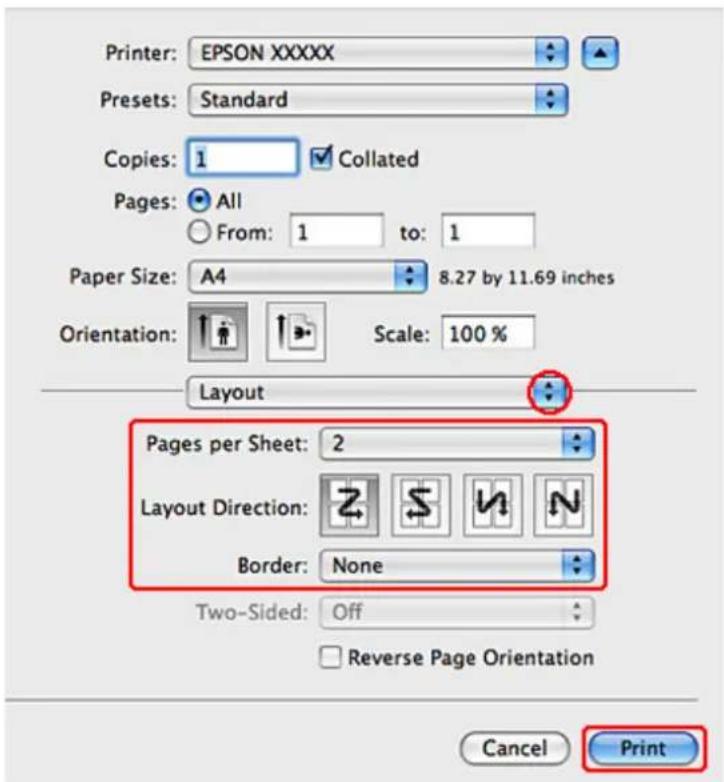 EPSON WorkForce Pro WP-4095 - Printer settings for Mac OS X 10.5 or 10.6 - 1