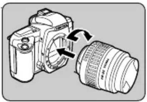PENTAX MZ-60 - レンズを取り付けます - 1