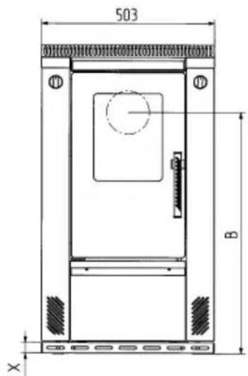 Wamsler W1-50 - Méretrajzok - 2