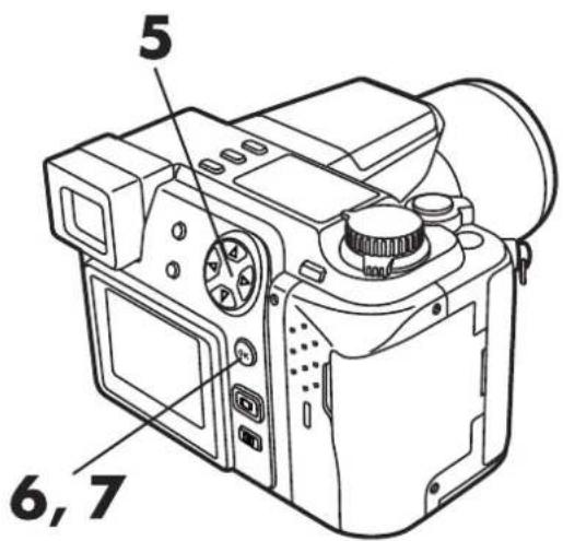OLYMPUS Camedia C-2100 Ultra Zoom - Press △▽ to select the menu options. - 2