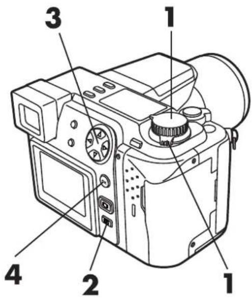 OLYMPUS Camedia C-2100 Ultra Zoom - Preparing the card for writing data - Formatting - 1