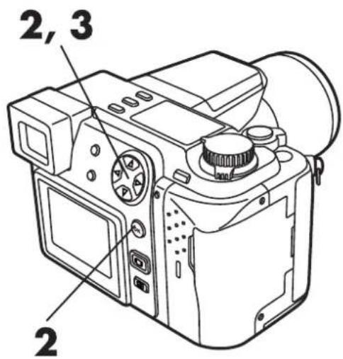 OLYMPUS Camedia C-2100 Ultra Zoom - Picture Size and Quality in SQ Mode/Setting the Picture Quality \~ SQ - 2
