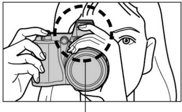 OLYMPUS Camedia C-2100 Ultra Zoom - If nothing appears on the viewfinder: - 4