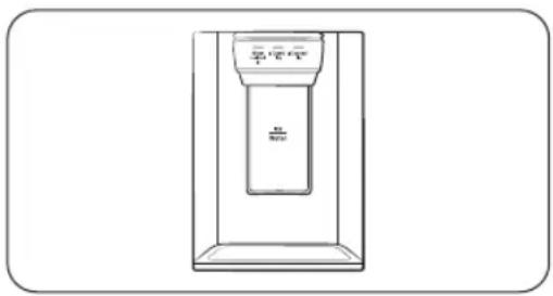 SAMSUNG RS66N8101WW/WS - Víz-/jégadagoló(csakadottmodelleknél) - 1