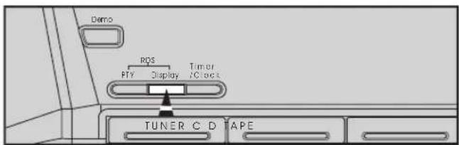 Demo RDS Fly Display Timer ICBox TUNER C D TAPE