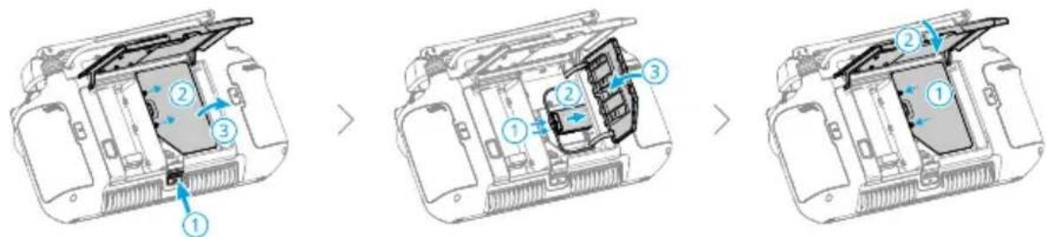 DJI Agras T25P - A DJI mobilhálózati adapter beszerelése - 2