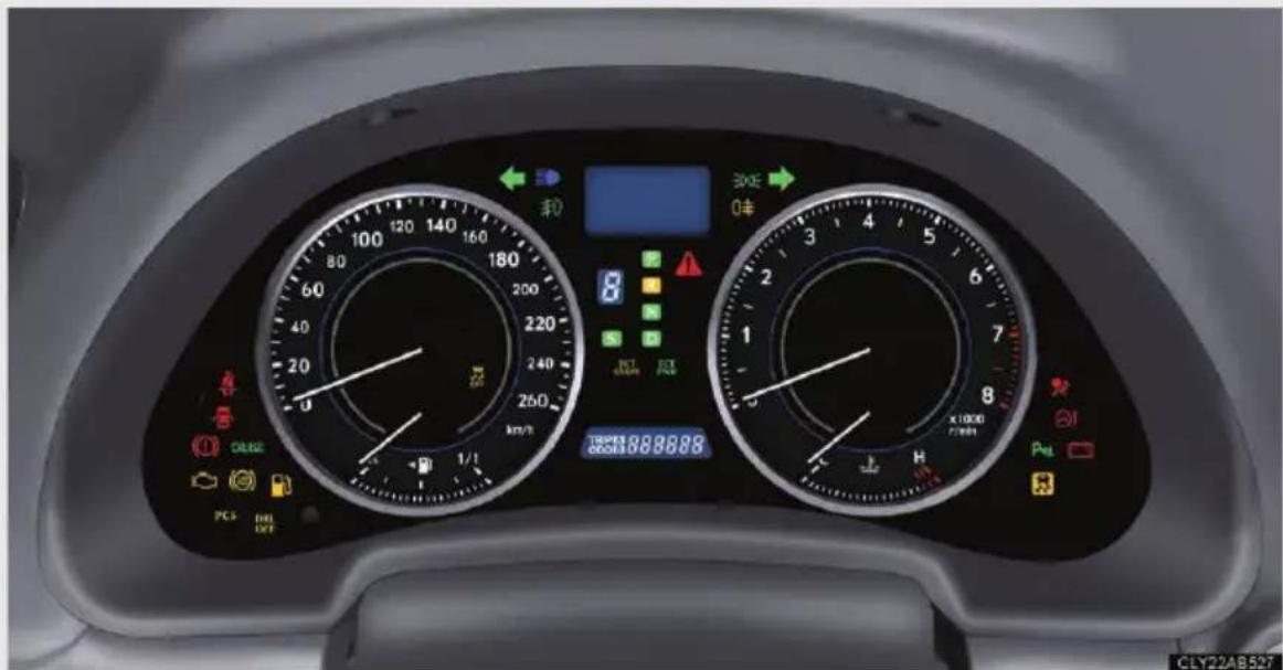 30E 0km 100 120 140 160 80 180 60 200 40 220 20 240 10 260 km/h TREPEA 888888 CODE 888888 PCS INT OUT x1000 7/9/91 H Pct CLY22AB527