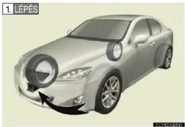 LEXUS IS 220d (2011) - Defektes kerék cseréje - 1