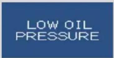 LOW OIL PRESSURE