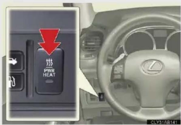 LEXUS IS 220d (2011) - 3-1. A légkondicionáló berendezés és a páramentesítő használata Kiegészítő utastérfűtés\* - 1