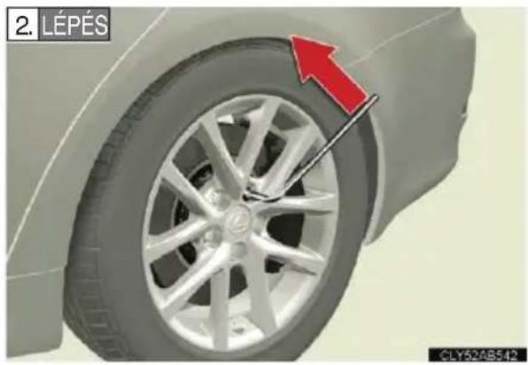 LEXUS IS 220d (2011) - Defektes kerék cseréje - 2
