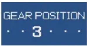GEAR POSITION 3