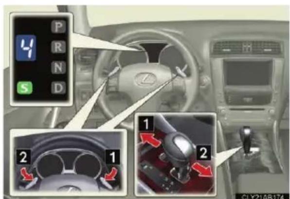 LEXUS IS 220d (2011) - Sebességfokozat-tartományok közötti váltás S módban - 1