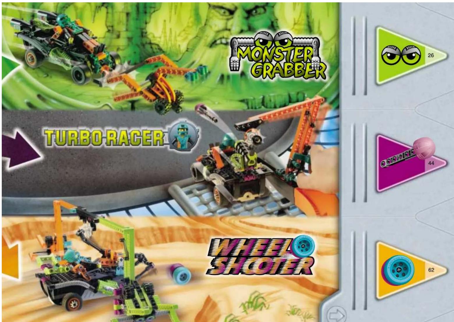 MONSTER GRABBER TURBO-RACER WHEEL SHOOTER