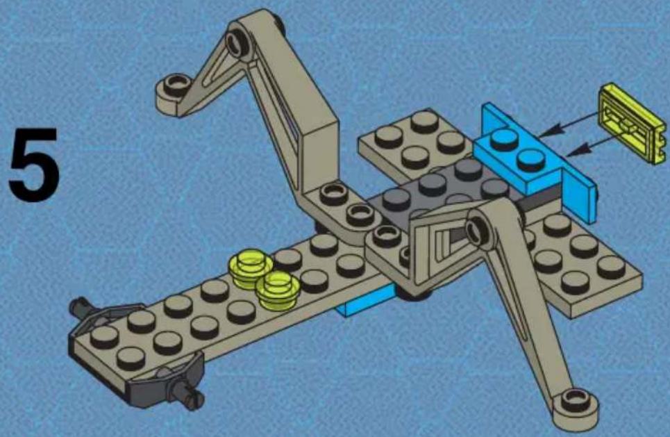 LEGO SPACE POWER ITEM W/MASK - LEGO SYSTEM - 6