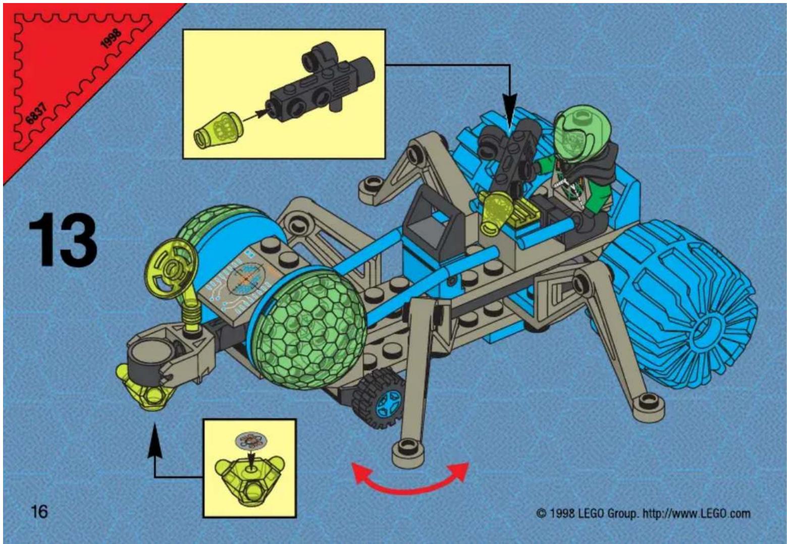 1998 6837 1998 13 16 © 1998 LEGO Group. http://www.LEGO.com