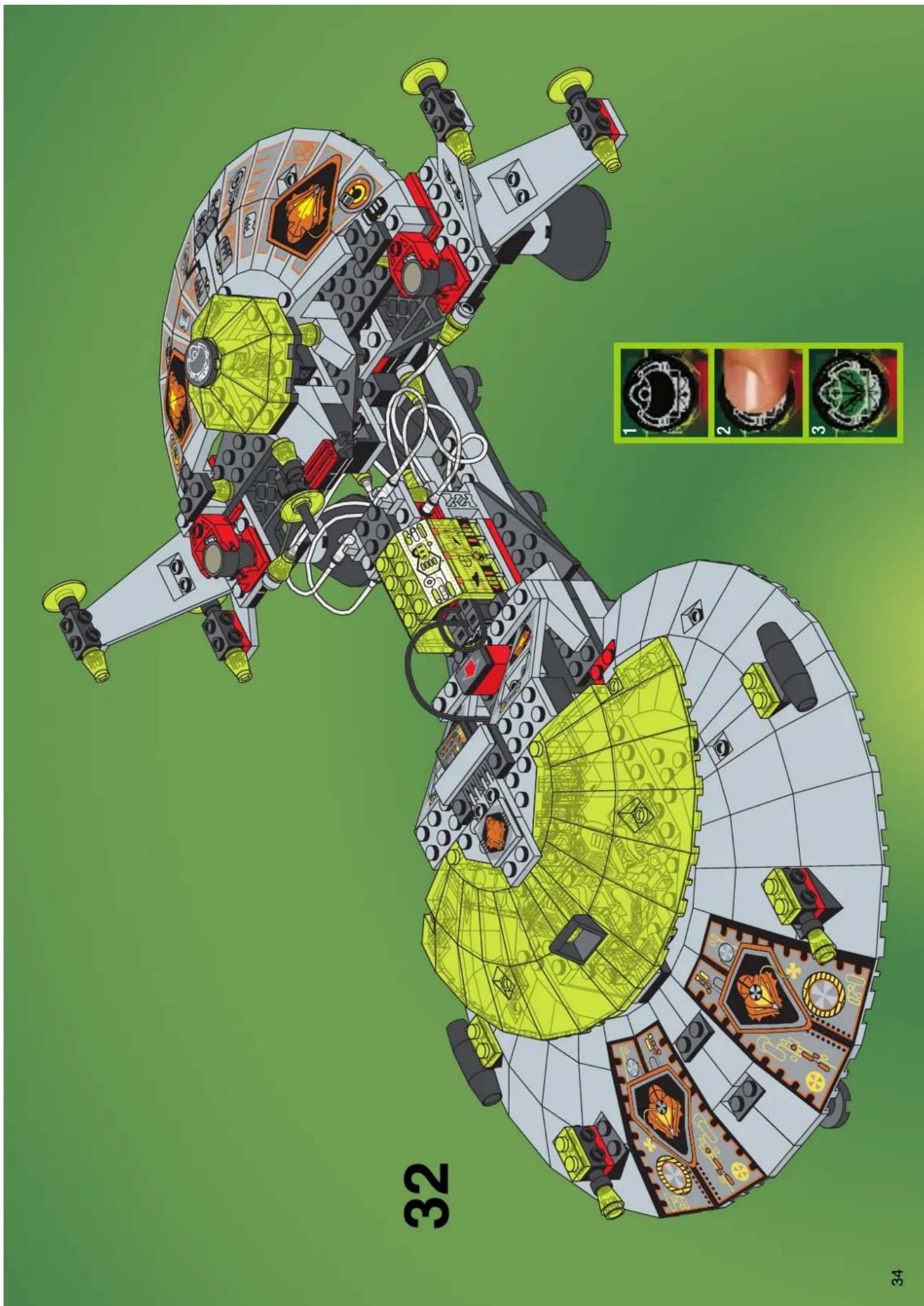 LEGO SUPER FOS ENERGY SPACESHIP - 64