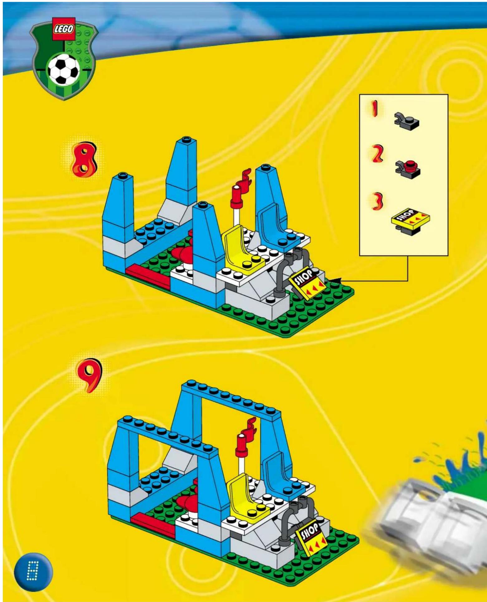 LEGO 8 1 2 3 9