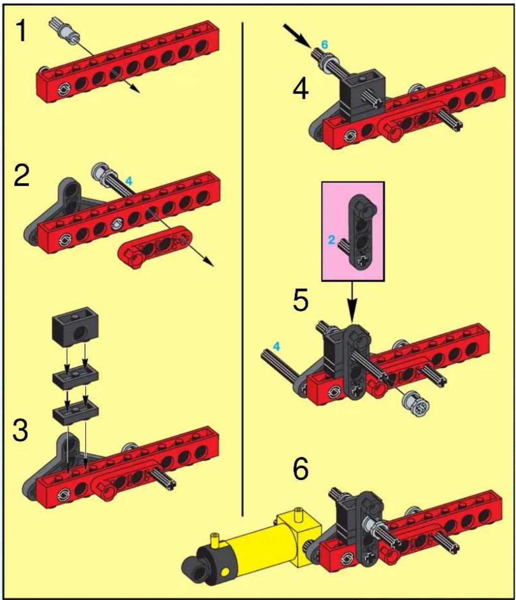 LEGO PNEUMATIC FOREST TRACTOR - Technic - 113