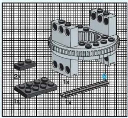 LEGO PNEUMATIC FOREST TRACTOR - Technic - 30