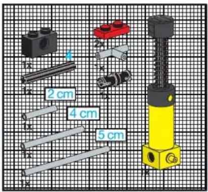 LEGO PNEUMATIC FOREST TRACTOR - Technic - 144