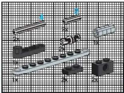 LEGO PNEUMATIC FOREST TRACTOR - Technic - 84